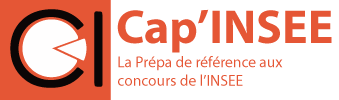 Cap'INSEE, La Prépa référence aux concours de l'INSEE - Présent depuis 1982, sur Paris, Lyon, Bordeaux, Toulouse, Lille, Marseille, Nice.